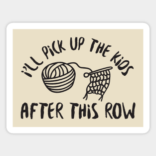 Vintage Knitting Graphic for Knitters Magnet